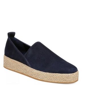 Saxon Espadrille Platform Sneaker Women
Vince Navy Size 5 Coastal Navy